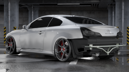 True Focus Fabrication - Infiniti G37 Coupe - Rear Standard Bash Bar