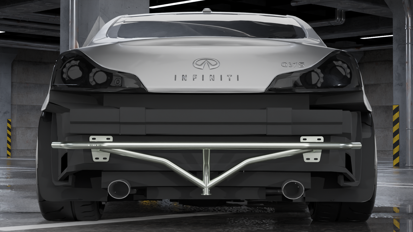 True Focus Fabrication - Infiniti G37 Coupe - Rear Standard Bash Bar