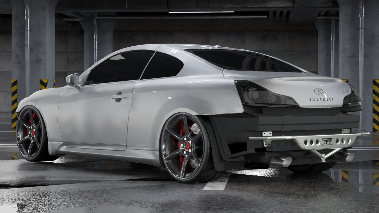 True Focus Fabrication - Infiniti G37 Coupe - Street Shark Rear Bash Bar