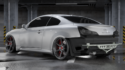 True Focus Fabrication - Infiniti G37 Coupe - Street Shark Rear Bash Bar