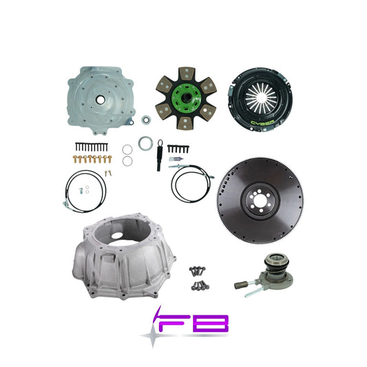 GM LS to Nissan EA200 "CD Truck" Transmission Adapter Bundle