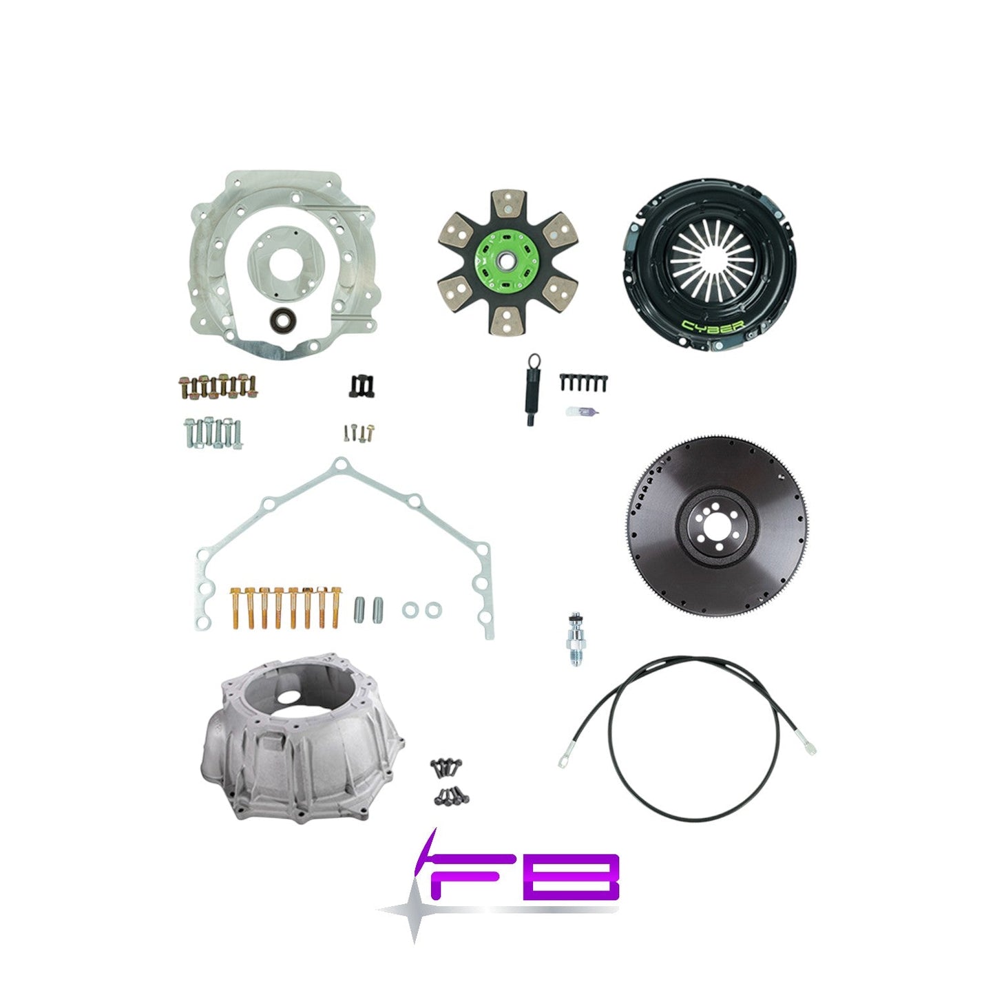 GM SBC to AR5 Transmission Adapter Bundle
