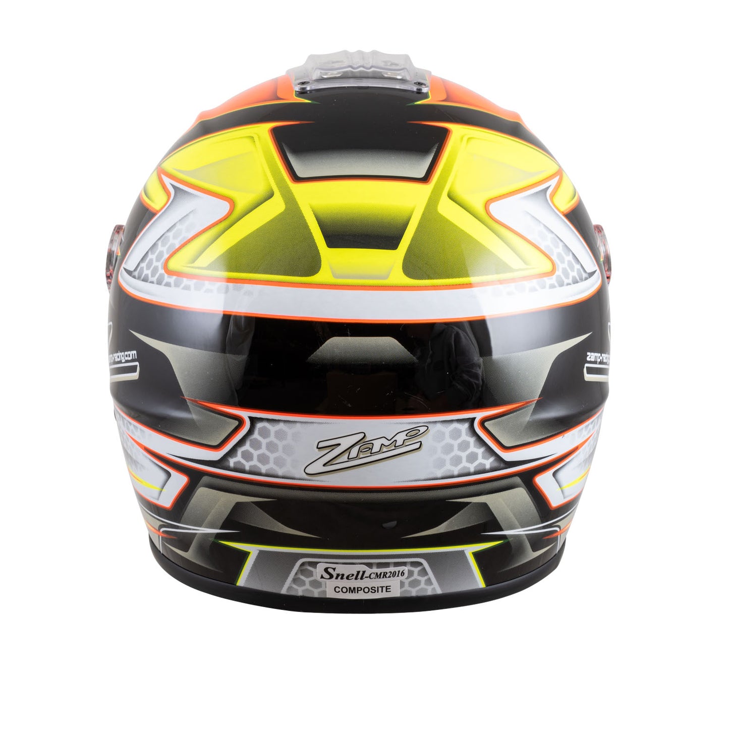 Zamp RZ-42Y Youth Snell CMR2016 Helmet Z21 Series Shield Org/Yel 52cm