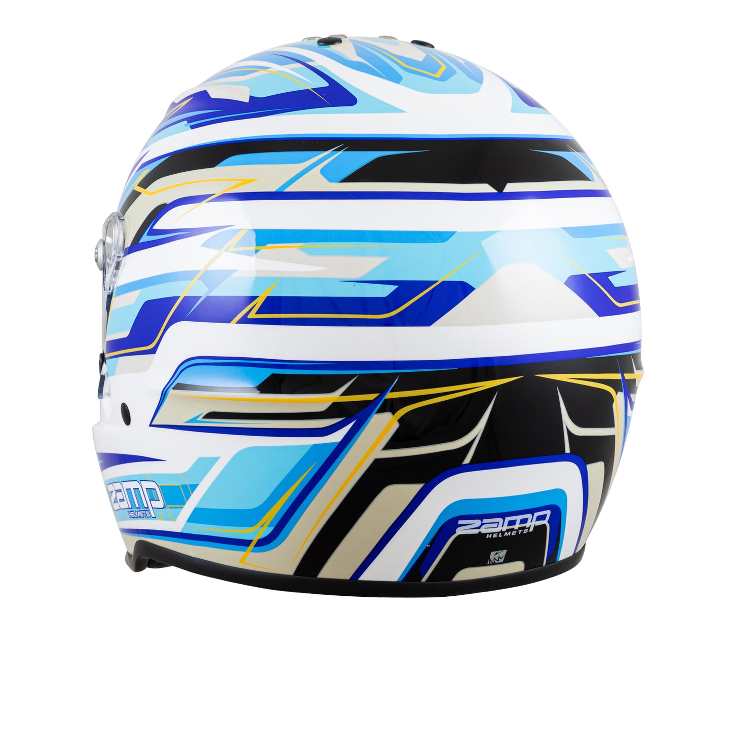 Zamp RZ-42Y Youth Snell CMR2016 Helmet Z21 Series Shield White/Blu/Lt Blu 57cm