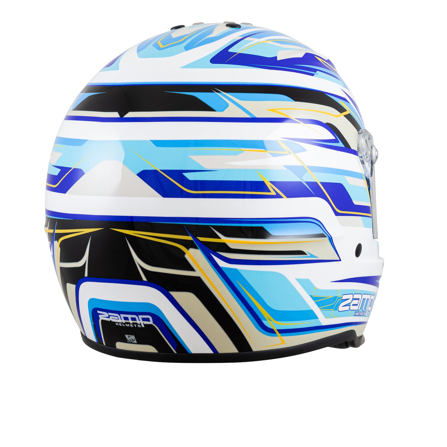 Zamp RZ-42Y Youth Snell CMR2016 Helmet Z21 Series Shield White/Blu/Lt Blu 56cm