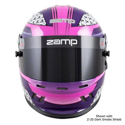 Zamp RZ-37Y SFI 24.1Helmet Z20 Series Shield Pink/Purple 56cm