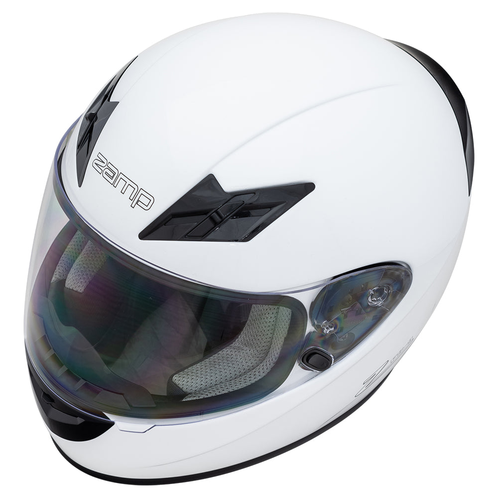 Zamp FS-9 SNELL M2020D /  DOT Z19 Series Shield White XLarge