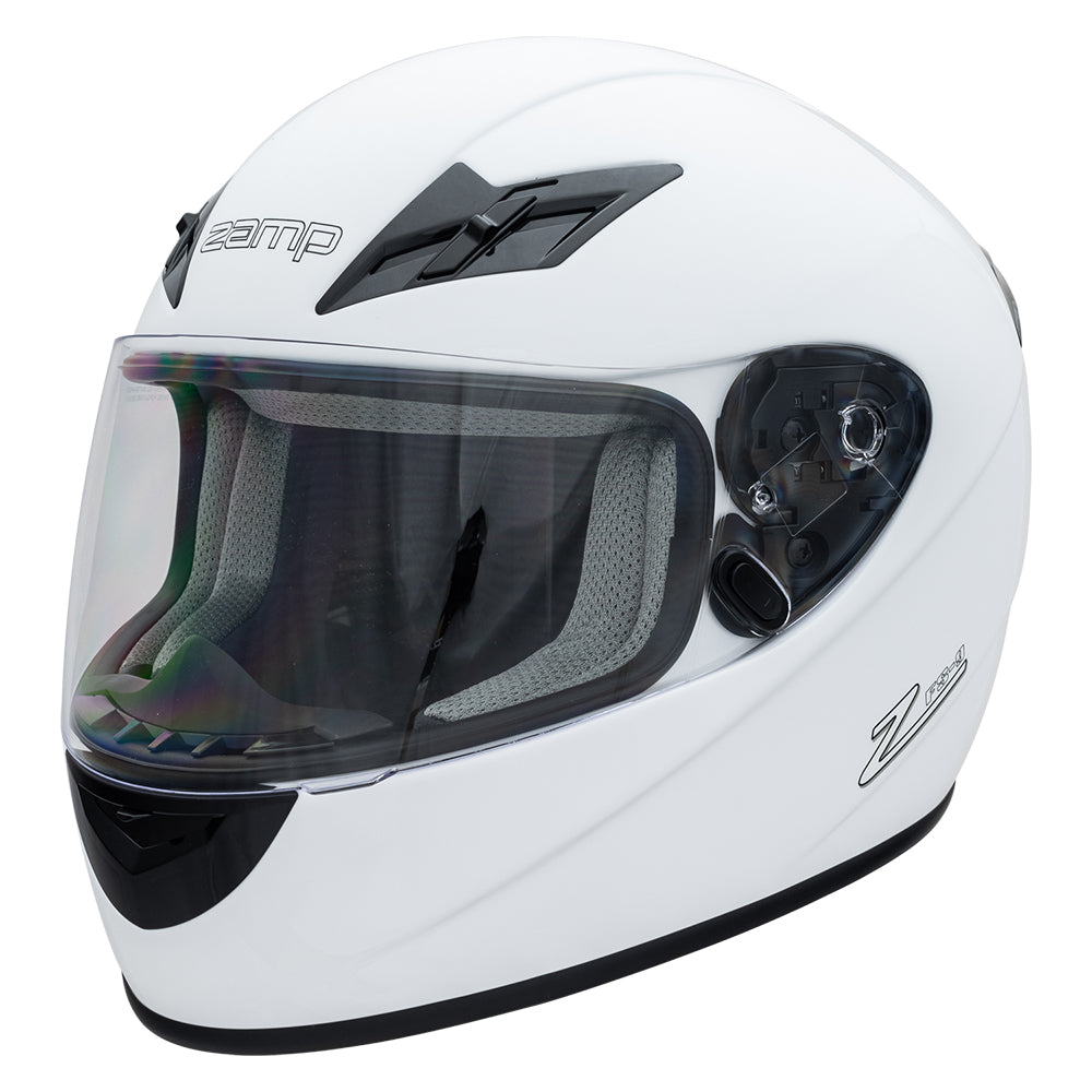 Zamp FS-9 SNELL M2020D /  DOT Z19 Series Shield White XLarge