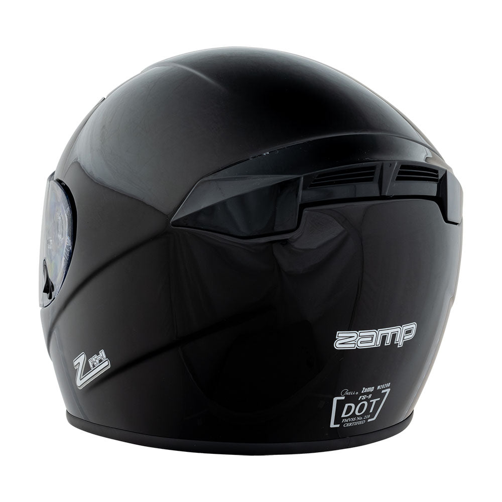 Zamp FS-9 SNELL M2020D / DOT Z19 Series Shield Black XXLarge