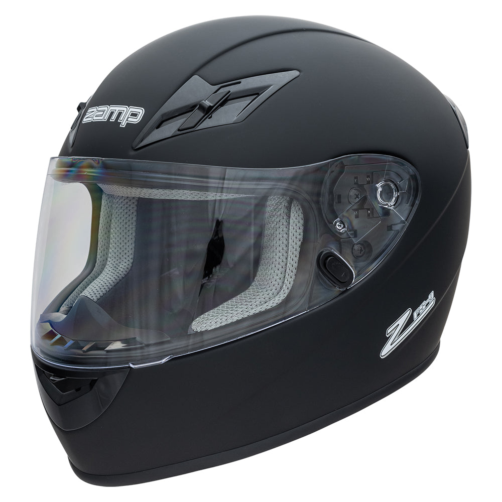 Zamp FS-9 SNELL M2020D / DOT Z19 Series Shield Matte Black Medium