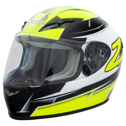 Zamp FS-9 SNELL M2020D / DOT Z19 Series Shield  Graphic Green/Black Medium