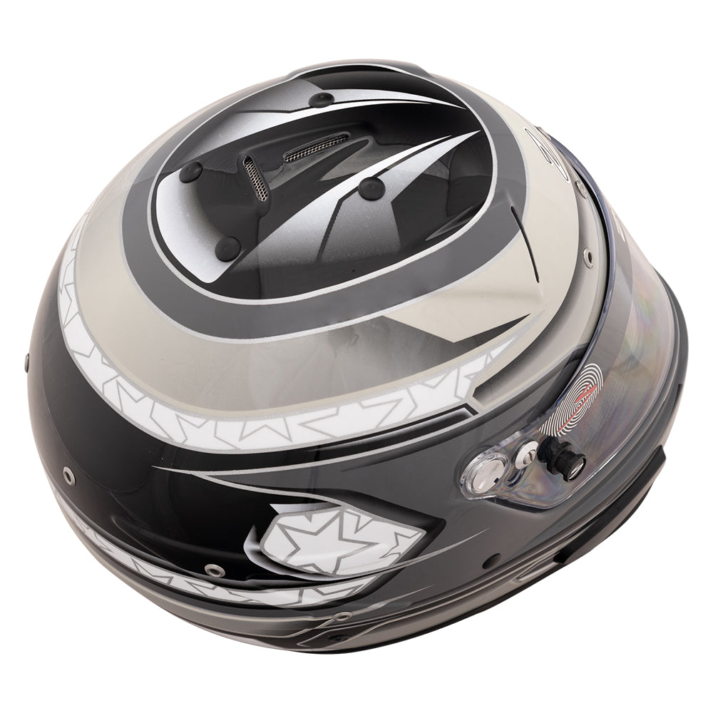 Zamp RZ-70E Switch SNELL SA2020/FIA8859-2015 Helmet Z20 Series Shield  Gray/Light Gray Medium