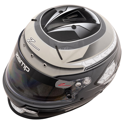 Zamp RZ-70E Switch SNELL SA2020/FIA8859-2015 Helmet Z20 Series Shield  Gray/Light Gray Medium