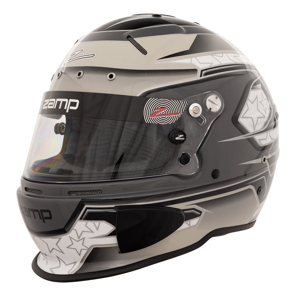 Zamp RZ-70E Switch SNELL SA2020/FIA8859-2015 Helmet Z20 Series Shield  Gray/Light Gray Medium