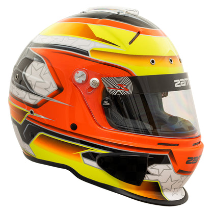 Zamp RZ-70E Switch SNELL SA2020/FIA8859-2015 Helmet Z20 Series Shield  Org/Ylw Graphic X-Large