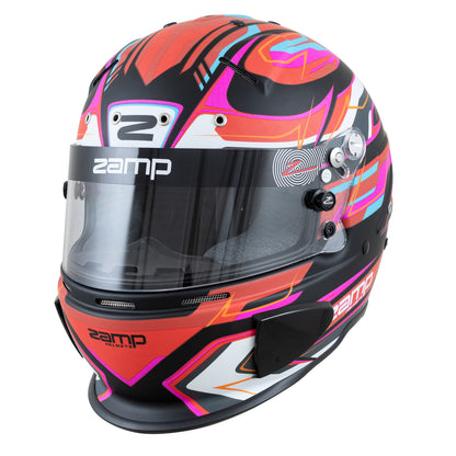 Zamp RZ-70E Switch SNELL SA2020/FIA8859-2015 Helmet Z20 Series Shield  Matte Red/Blk/ Graphic Medium