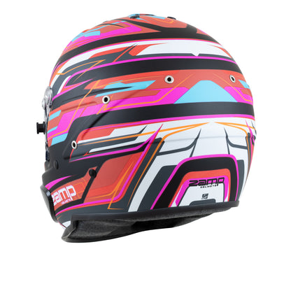 Zamp RZ-70E Switch SNELL SA2020/FIA8859-2015 Helmet Z20 Series Shield  Matte Red/Blk/ Graphic Medium
