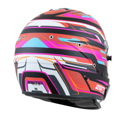Zamp RZ-70E Switch SNELL SA2020/FIA8859-2015 Helmet Z20 Series Shield  Matte Red/Blk/ Graphic Large