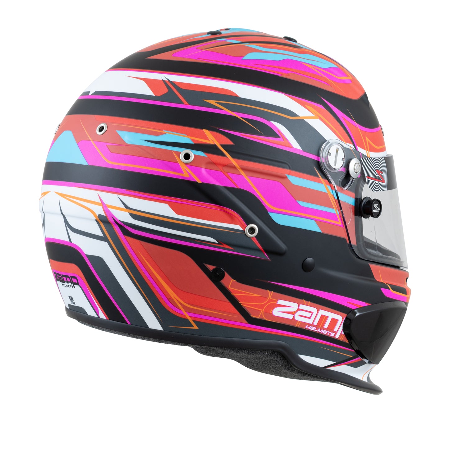 Zamp RZ-70E Switch SNELL SA2020/FIA8859-2015 Helmet Z20 Series Shield  Matte Red/Blk/ Graphic Large
