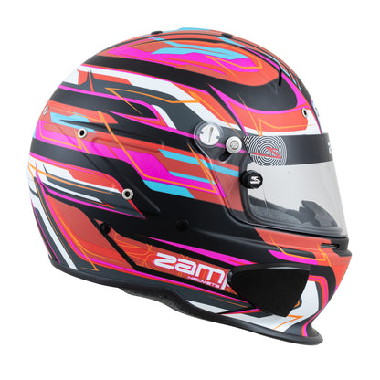 Zamp RZ-70E Switch SNELL SA2020/FIA8859-2015 Helmet Z20 Series Shield  Matte Red/Blk/ Graphic Medium
