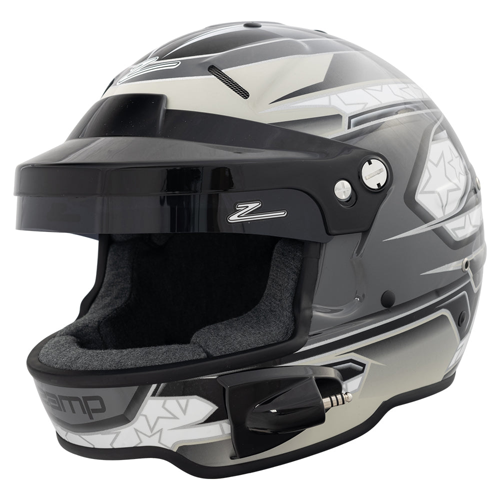 Zamp RL-70E SNELL SA2020/FIA8859-2015 Helmet Black/Gray/Lt Gray X-Large
