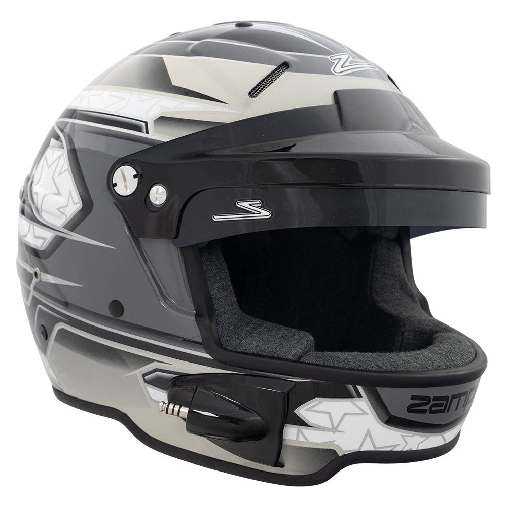 Zamp RL-70E SNELL SA2020/FIA8859-2015 Helmet Black/Gray/Lt Gray X-Large