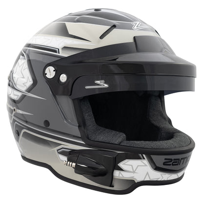 Zamp RL-70E SNELL / FIA8859-2015 Helmet Black/Gray/Lt Gray Medium