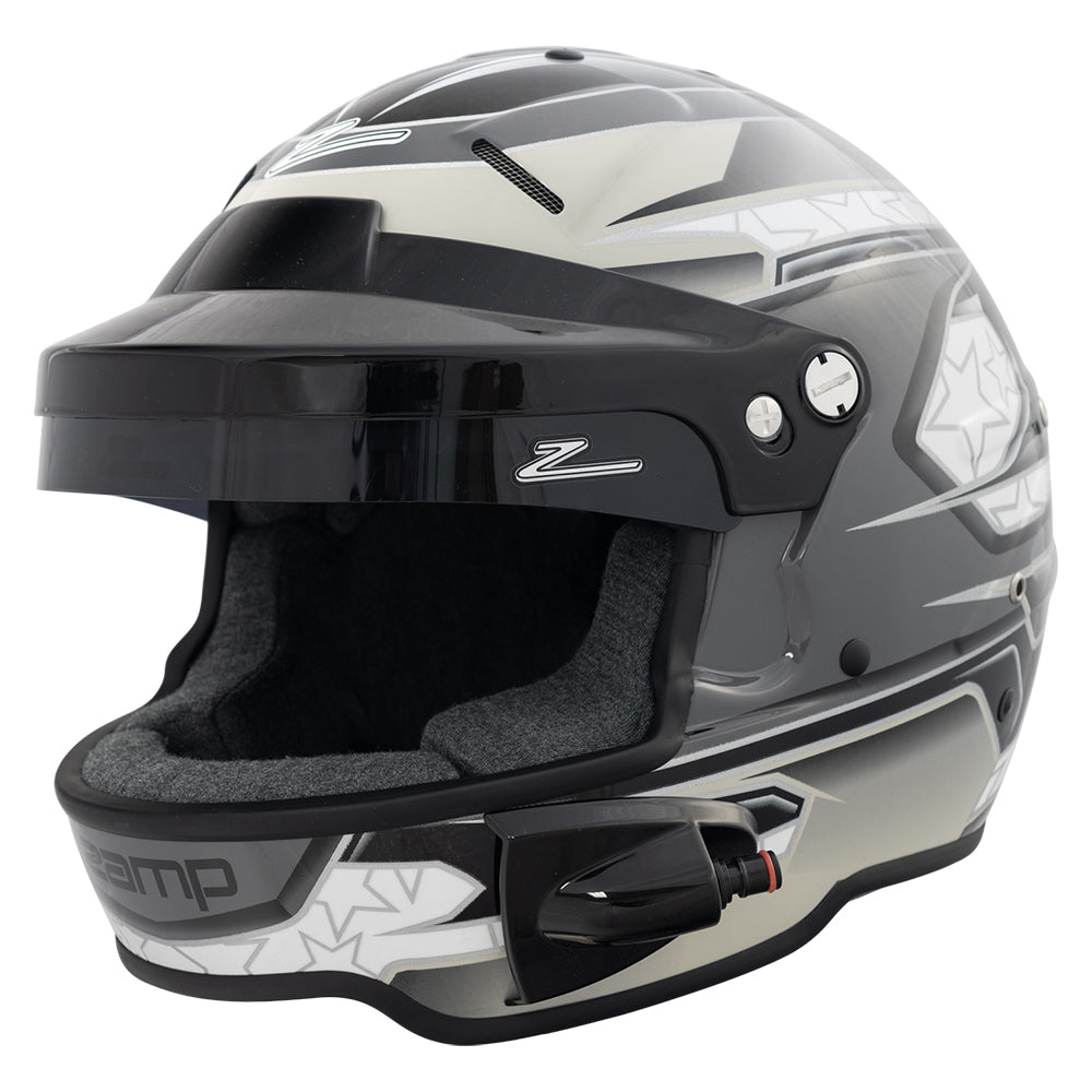 Zamp RL-70E SNELL SA2020/FIA8859-2015 Helmet Black/Gray/Lt Gray X-Large
