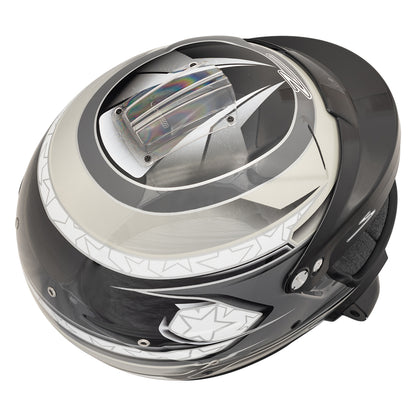 Zamp RL-70E SNELL / FIA8859-2015 Helmet Black/Gray/Lt Gray Medium