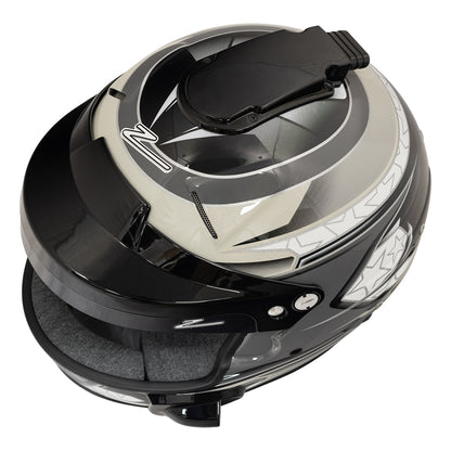 Zamp RL-70E SNELL / FIA8859-2015 Helmet Black/Gray/Lt Gray Medium