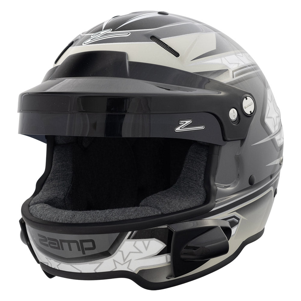 Zamp RL-70E SNELL SA2020/FIA8859-2015 Helmet Black/Gray/Lt Gray X-Large