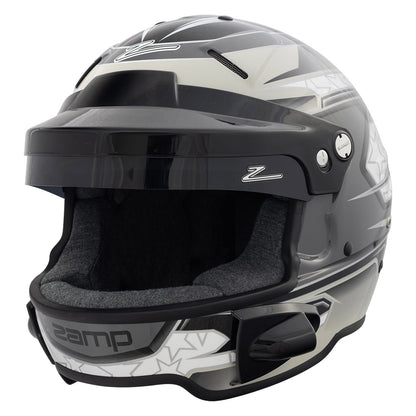 Zamp RL-70E SNELL SA2020/FIA8859-2015 Helmet Black/Gray/Lt Gray X-Large