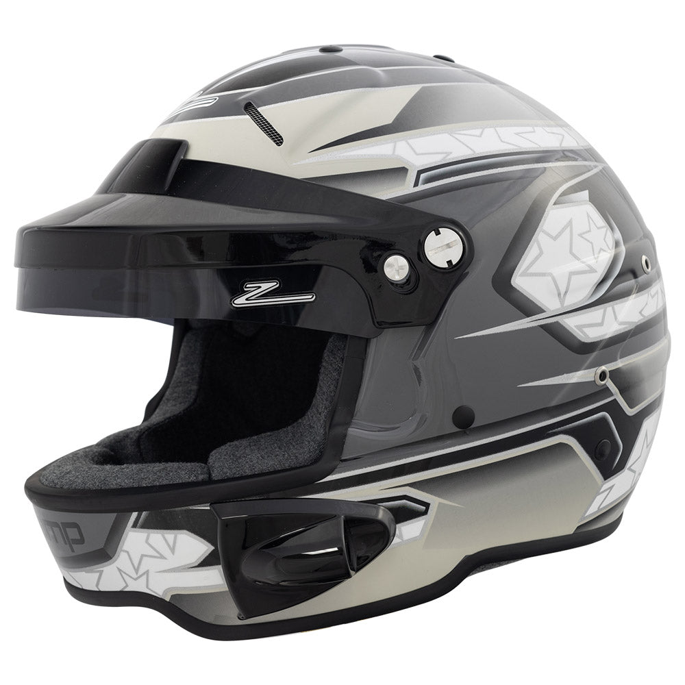 Zamp RL-70E SNELL SA2020/FIA8859-2015 Helmet Black/Gray/Lt Gray X-Large