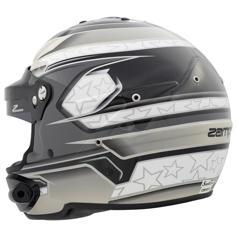 Zamp RL-70E SNELL SA2020/FIA8859-2015 Helmet Black/Gray/Lt Gray X-Large