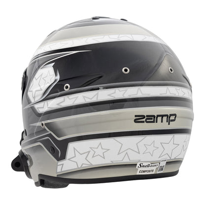 Zamp RL-70E SNELL SA2020/FIA8859-2015 Helmet Black/Gray/Lt Gray Small