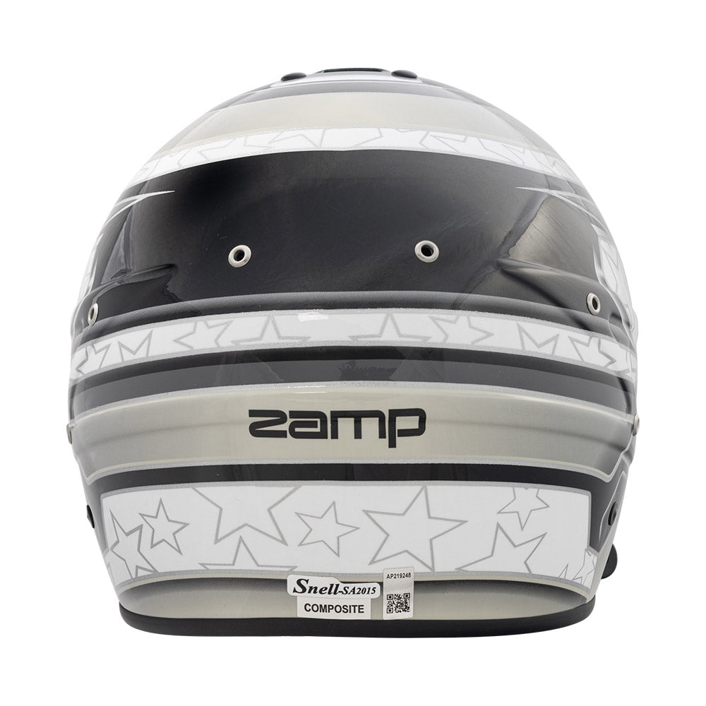 Zamp RL-70E SNELL SA2020/FIA8859-2015 Helmet Black/Gray/Lt Gray Small