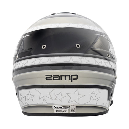 Zamp RL-70E SNELL SA2020/FIA8859-2015 Helmet Black/Gray/Lt Gray Small