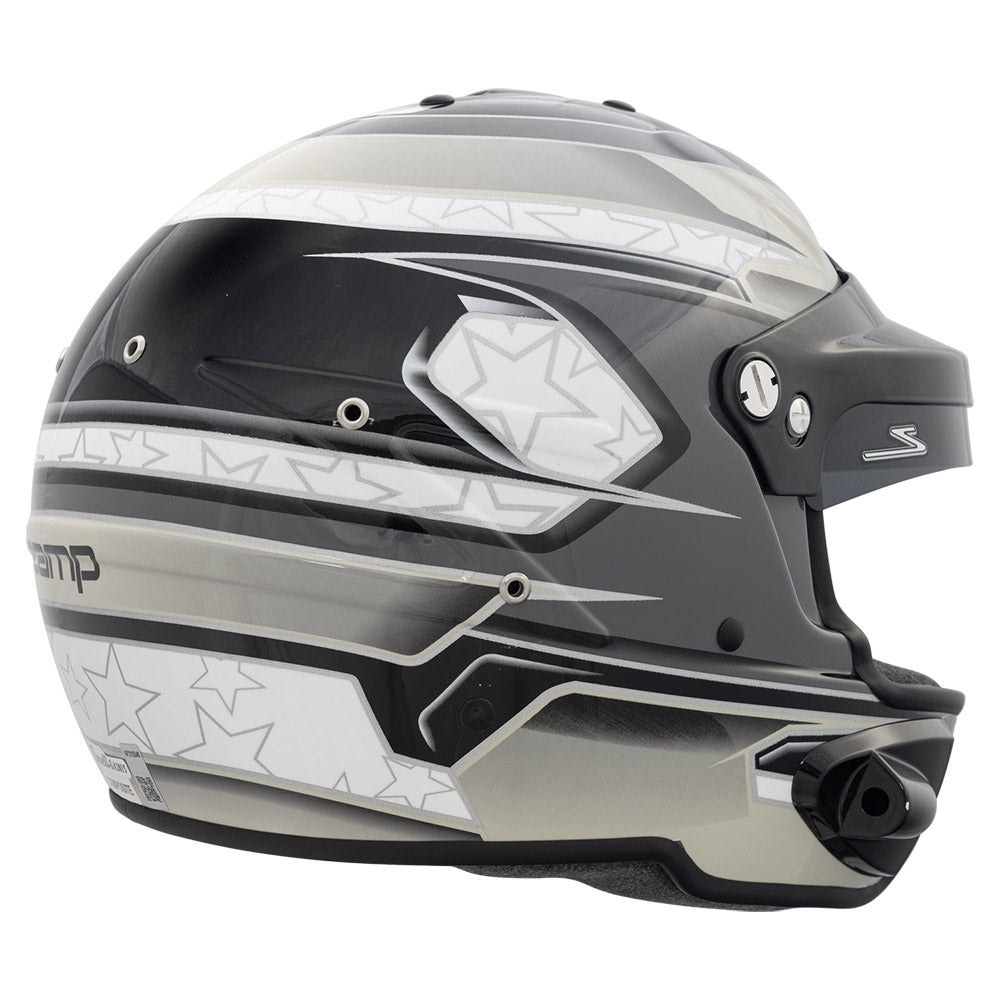 Zamp RL-70E SNELL SA2020/FIA8859-2015 Helmet Black/Gray/Lt Gray X-Large