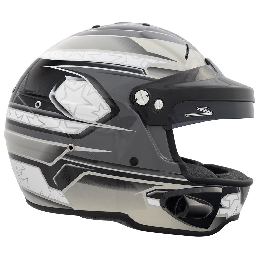 Zamp RL-70E SNELL SA2020/FIA8859-2015 Helmet Black/Gray/Lt Gray X-Large