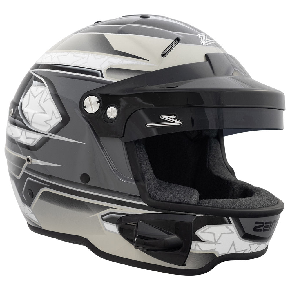 Zamp RL-70E SNELL SA2020/FIA8859-2015 Helmet Black/Gray/Lt Gray X-Large