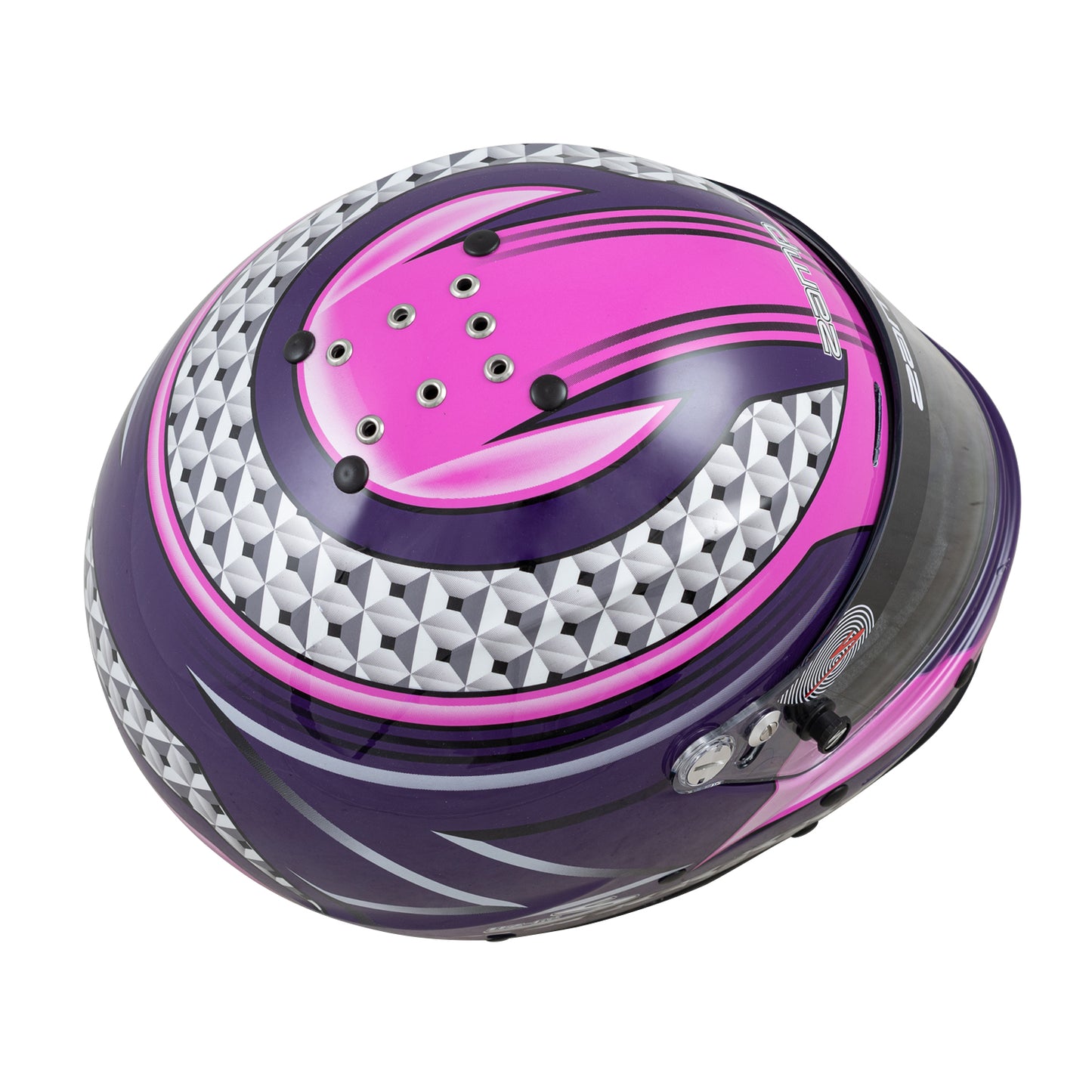 Zamp RZ-62 Aramid Mix SNELL SA2020 Helmet Pink/Purple XX-Large
