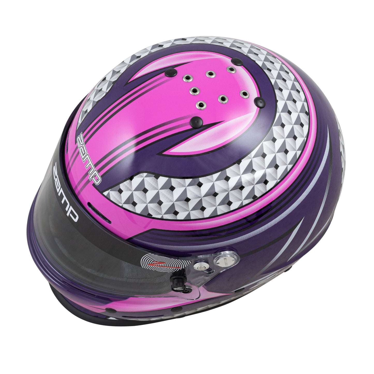 Zamp RZ-62 Aramid Mix SNELL SA2020 Helmet Pink/Purple X-Small