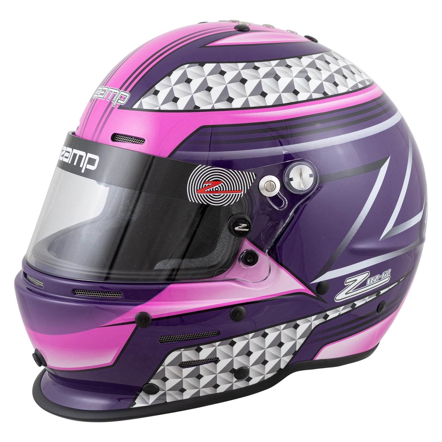 Zamp RZ-62 Aramid Mix SNELL SA2020 Helmet Pink/Purple X-Small
