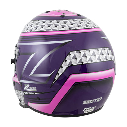 Zamp RZ-62 Aramid Mix SNELL SA2020 Helmet Pink/Purple X-Small