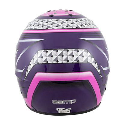 Zamp RZ-62 Aramid Mix SNELL SA2020 Helmet Pink/Purple X-Small