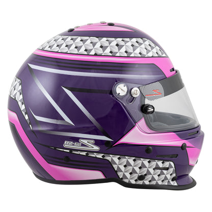 Zamp RZ-62 Aramid Mix SNELL SA2020 Helmet Pink/Purple X-Small