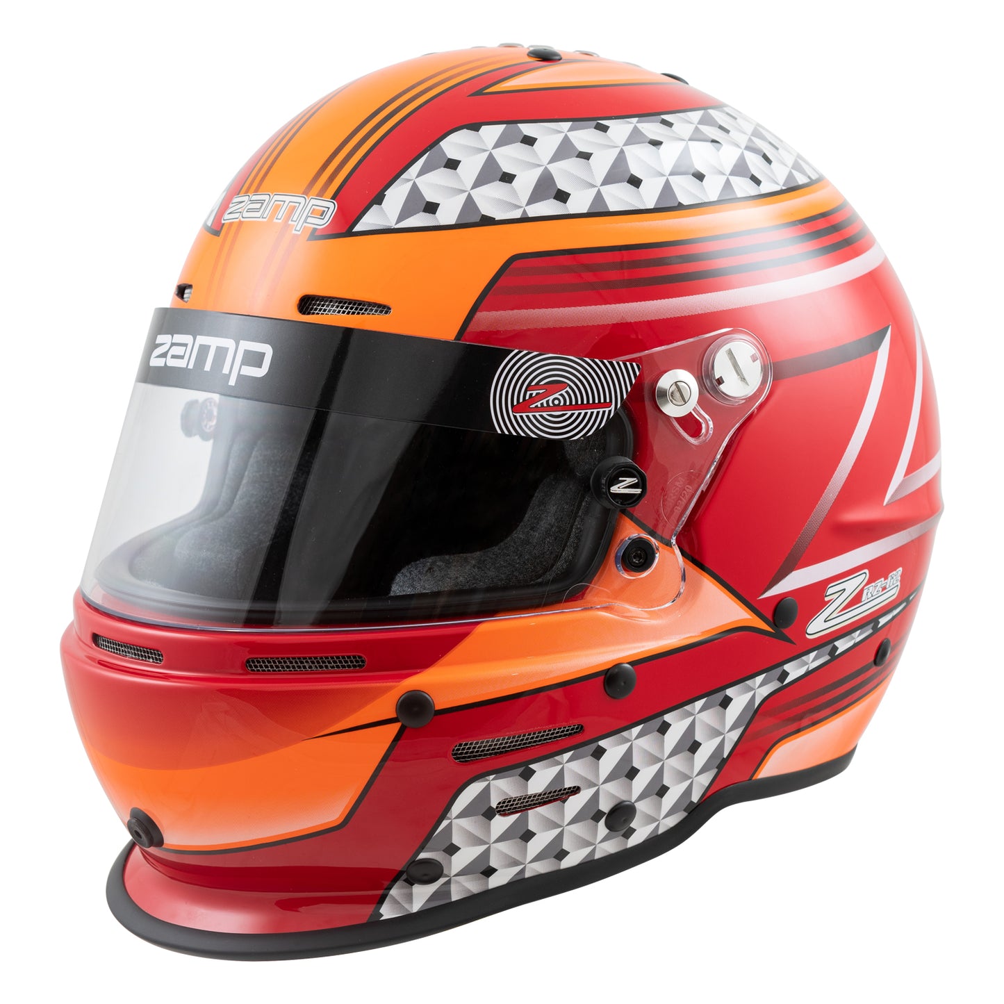 Zamp RZ-62 Aramid Mix SNELL SA2020 Red/Orange Large