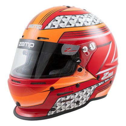 Zamp RZ-62 Aramid Mix SNELL SA2020 Red/Orange Large