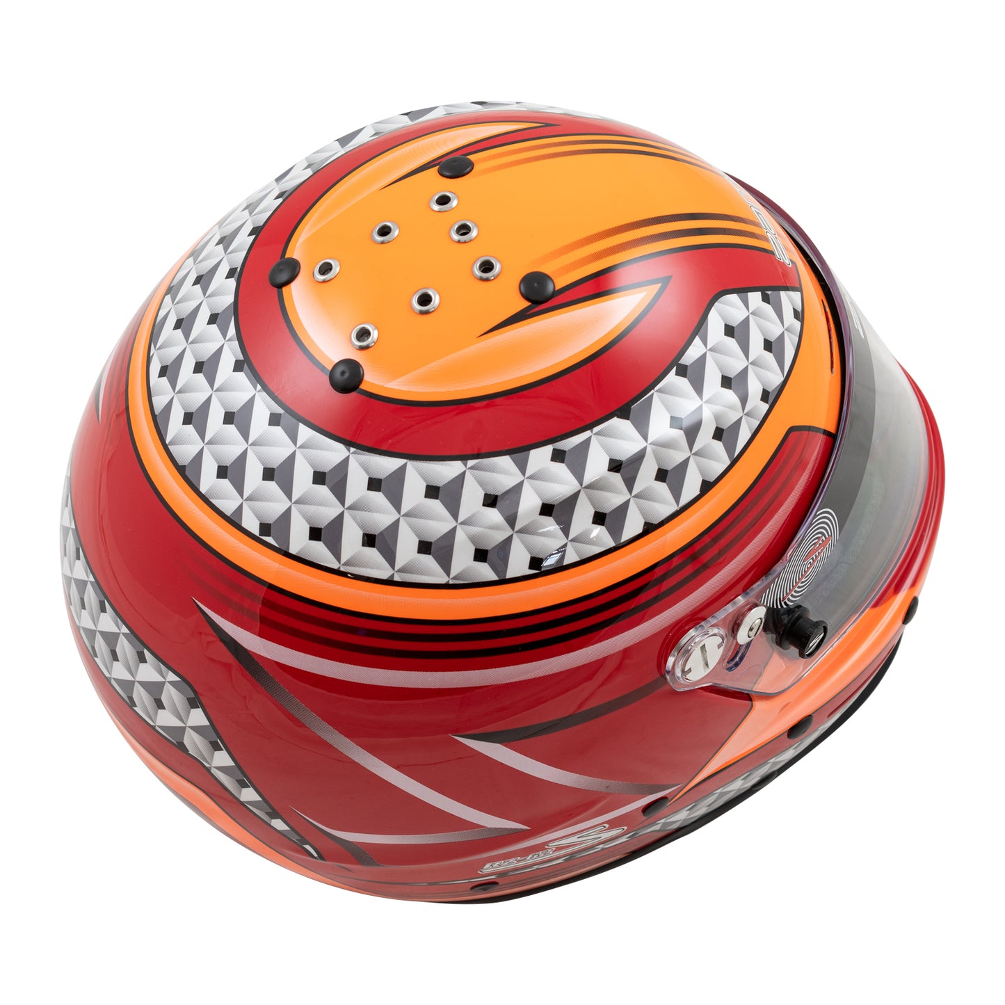 Zamp RZ-62 Aramid Mix SNELL SA2020 Red/Orange Large