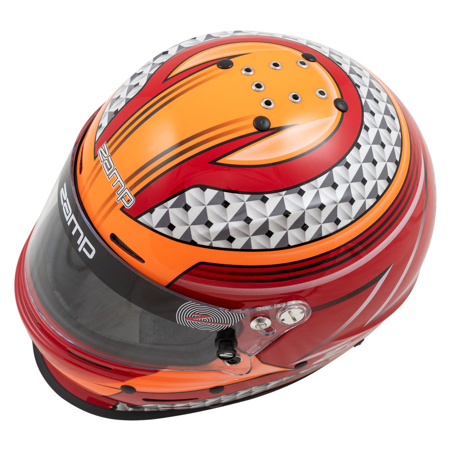 Zamp RZ-62 Aramid Mix SNELL SA2020 Red/Orange Large